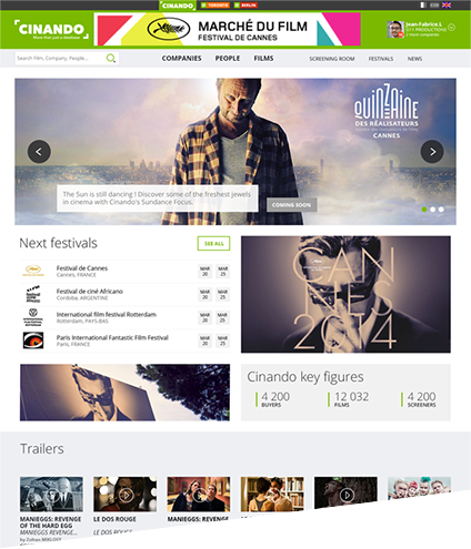 New face of Cinando !